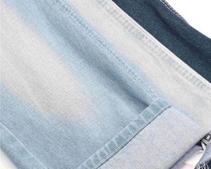 เสื้อยีนส์สำหรับผู้ชายกระโปรงยีนส์ยาวกระโปรงยีนส์ขาดแฟชั่น - Product Image 1