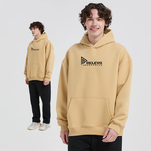 Sudaderas con Capucha Lisas Oversize para Mujer y Parejas, Sudaderas Pesadas con Capucha, Suéteres Pullover con Lavado Ácido - Product Image 2