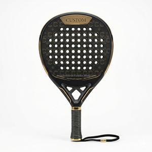 Raquette de padel professionnelle OEM personnalisée en carbone 18K, surface rugueuse, forme goutte d'eau, vente en gros de raquettes de padel, fournisseur de raquettes de padel - Product Image 2