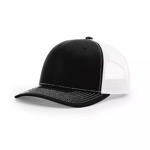 Casquettes en maille de couleurs contrastées à la mode à des prix abordables pour hommes Casquette Snapback Casquettes de camionneur sans logo - Product Image 3