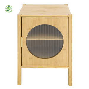 Mesita de noche de bambú, artículos para el hogar hechos de bambú laminado, seguro para la salud y estéticamente agradable, al por mayor. - Product Image 2