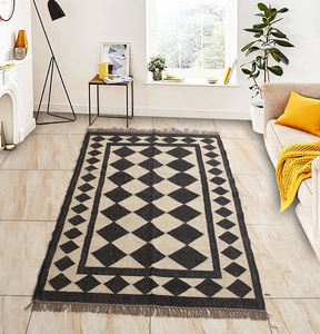 Best Quality 100% Wool Jute Kilim <b>Rugs</b> Handmade Designer Embroidered Geometric Pattern Carpet Home Hotel Living Beach <b>Boho</b> - Product Image 3