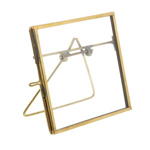 Qualité supérieure Nouvelle conception Cadre en laiton Verre transparent Porte-photo décoratif de table Taille personnalisée Cadre photo décoratif Maison - Product Image 6