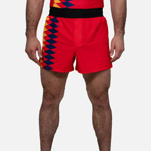 Customised <b>Men's</b> Summer Casual <b>Shorts</b> Lightweight Worsted Solid <b>Black</b> Animal Print High Waist Drawstring Breathable Anti-Wrinkle - Product Image 1