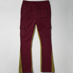 Pantalones de chándal personalizados de alta calidad, pantalones de chándal de algodón de peso pesado acampanados, pantalones y pantalones para hombre - Product Image 2