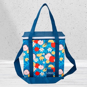 Bolsa de almuerzo impermeable de moda OEM/ODM con logotipo personalizado, aislamiento térmico, para picnic y entrega de alimentos. - Product Image 3