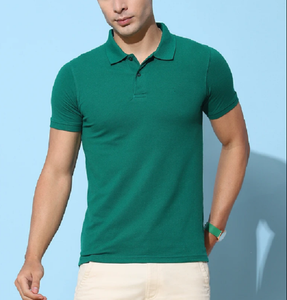 Vente en gros de polos 100% coton pour hommes, impression de broderie uniforme, polo de golf décontracté vierge avec logo personnalisé de BD - Product Image 2