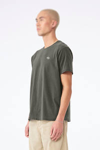 Camiseta de Manga Corta Unisex de Algodón Verde Oliva, Cuello Redondo, Estilo Hip Hop, Informal, Deportiva y Moderna, Diseño Personalizado, Pedidos al por Mayor - Product Image 3