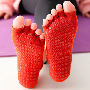 Professional <b>Toe</b> Yoga Socks Open <b>Toe</b> Breathable Anti-Slip Pilates Sock Women Fitness Toeless Half <b>Toe</b> Sock for Ballet Dance - Product Image 6