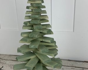 Árbol de Navidad Decoración Ecológica Hecha a Mano Regalo Árbol Ornamental de Madera Hecho en Cerezo un Árbol para Cualquier Temporada - Product Image 4