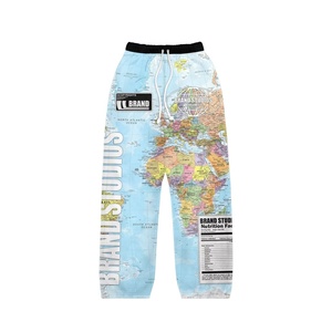 Chándal de invierno bordado de diseñador transpirable de dos piezas para hombre - Product Image 3