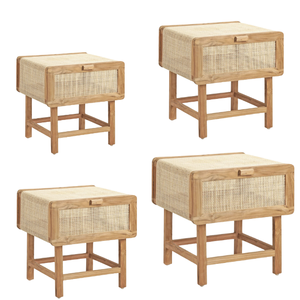 Gabinete de almacenamiento de ratán de madera maciza, gabinete de almacenamiento para dormitorio, muebles de ratán para el hogar, producto directo de fábrica para sala de estar y dormitorio - Product Image 6