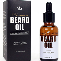 Pochettes et étiquettes personnalisées haut de gamme écologiques pour huile à barbe, pour l'emballage des produits de soin masculin, en papier couché et avec logo personnalisé