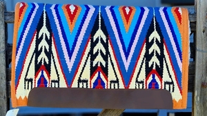 ผ้าห่มแผ่นรองนั่งสไตล์อังกฤษขนสัตว์นิวซีแลนด์หลากสีสไตล์ตะวันตก - Product Image 1