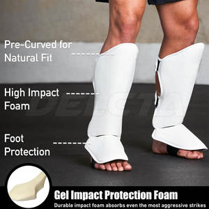 Espinilleras de Kickboxing Personalizadas de Último Estilo, Marca Privada, Protección para Pies y Piernas, Espinillera de Kickboxing - Product Image 2