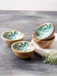 Indian Handicraft Handmade Acacia/Mango Wood Bowl Used for Serving Salad & Dishes Party Wedding Decoration Dishes & <b>Plates</b> Bowls - Product Image 5