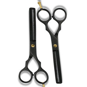 Professionnel meilleure qualité en acier inoxydable Type droit cheveux amincissement ciseaux Sharp Salon de beauté fournitures - Product Image 3