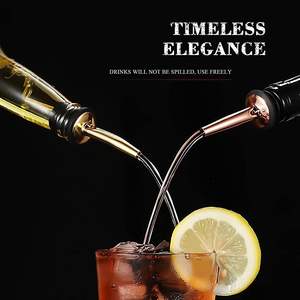 Vente chaude Premium Qualité En Métal Portable Bouteille De Vin Verseur avec Liège Verser Bec Bar Vin Accessoires - Product Image 4