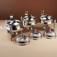 Casserole à gaz de luxe moderne en acier inoxydable, écologique, pour restaurant, design arabe, pour servir des plats chauds, vente chaude