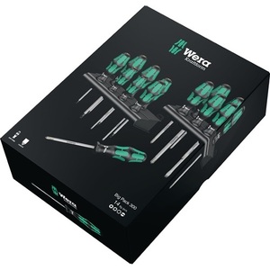 Juego de Destornilladores WERA Kraftform Big Pack 300 de 14 Piezas, Ranurado/PH/PZD/TX, Mango de 2 Componentes, Punta Redonda - Product Image 3