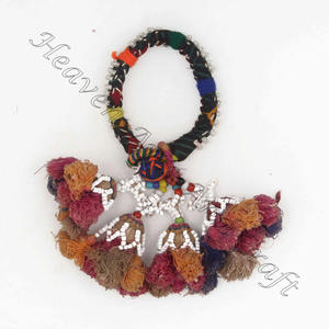 Borlas decorativas llamativas, borlas Banjara, venta al por mayor - Product Image 6