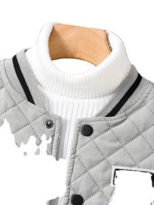 Chaqueta Varsity de fábrica directa con logotipo personalizado, chaqueta Letterman Varsity para hombre de béisbol universitario para pareja, chaquetas para hombre Oem - Product Image 4