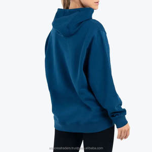 เสื้อฮู้ดแบบสวมหัวสำหรับผู้หญิงโอเวอร์ไซส์ใส่ออกกำลังกายมีกระเป๋าหน้าระบายอากาศใส่ในฤดูหนาวไซส์ใหญ่พิเศษออกแบบได้ตามต้องการ - Product Image 5