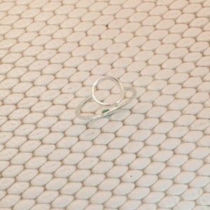 Minimal 925 joyería de plata esterlina anillo minimalista 925 plata esterlina minimalista lindo 925 anillos de plata para niñas - Product Image 3