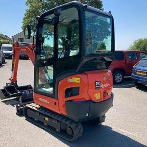 Mini-excavatrice Kubota U25S, excavatrice hydraulique compacte sur chenilles pour la construction, l'agriculture, l'aménagement paysager et les travaux de terrassement - Product Image 5