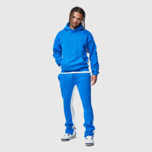 2025 2ชิ้นเสื้อวอร์มและกางเกงผ้าฟลีซสำหรับผู้ชายผ้าหนาระบายอากาศได้ดีสำหรับฤดูใบไม้ร่วง - Product Image 1