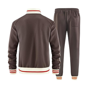 Men's Tracksuits with jacket and sweat pant set Streetwear Track Suits Casual Running Athletic Full Zip Tracksuit Sets - Product Image 6