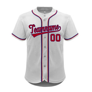 Maillot de sport unisexe sur mesure, grande taille, maillots de softball, impression par sublimation, vêtements de baseball et de softball, maillot uni - Product Image 1