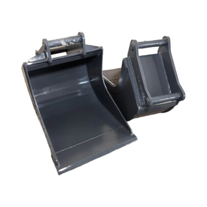 Benna Micro Escavatrice RZS con Denti Frantumatrici in Acciaio al Carbonio per Escavatori da 1-2 Tonnellate, Nera, Dimensioni Personalizzabili per Edilizia - Product Image 1