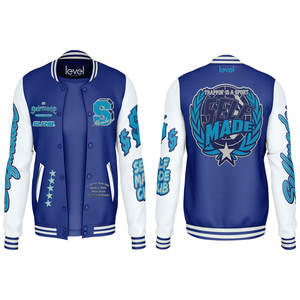 Vestes de baseball Letterman universitaires personnalisées par sublimation ou broderie Maillot de baseball uni pour adultes - Product Image 3