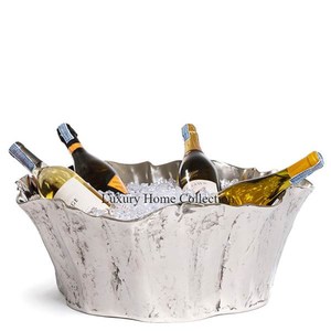 Modern Wholesale <b>Ice</b> Chiller and Cooler Silver Color Shiny Polished Handmade <b>Ice</b> <b>Bucket</b> and Champagne Storage Organization Tubs - Product Image 5