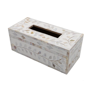 Dernière arrivée boîte à mouchoirs en incrustation d'os Design traditionnel fait à la main porte-serviettes fantaisie boîte à serviettes bonne vente - Product Image 5