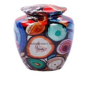 สติกเกอร์เคลือบลายธงชาติอเมริกันศิลปะสมัยใหม่คนที่คุณรักที่ระลึกเก็บขี้เถ้ามนุษย์ - Product Image 2