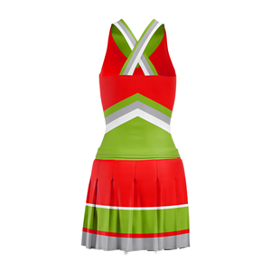 Servicio OEM, Nuevo Uniforme de Animadoras para Mujer Adulta, Transpirable, Antibacteriano, Poliéster/Algodón, Cintura Elástica - Product Image 3