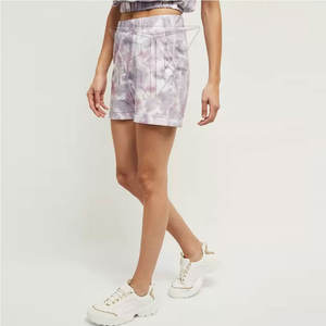 Short en coton d'été respirant avec logo personnalisé pour femmes 2025 vente en gros avec fermeture à cordon de serrage - Product Image 2