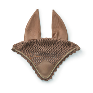 Gorro ligero y lavable para moscas de ganchillo, funda transpirable para orejas de caballo, hecho en diseño cómodo Pakistán, perfecto para montar - Product Image 1