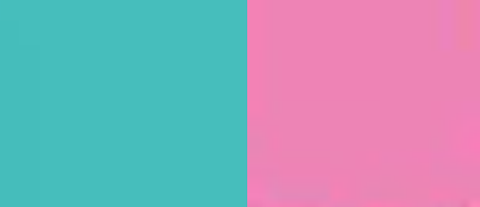 Turquoise/pink
