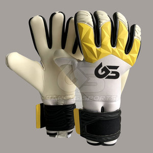 Guantes de portero de cuero de alta calidad profesional Nuevo diseño Transpirable Ligero Guantes de fútbol a prueba de viento - Product Image 2