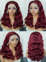 Peluca de Cabello Humano Remy con Ondas Voluminosas, Densidad 200%, Sin Pegamento, SDD 13*4, para Mujeres, Uso Diario