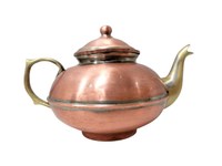 Bouilloire moderne en laiton émaillé avec poignée et couvercle 1L, résistante à la chaleur, compatible avec les cuisinières à gaz, ustensile de cuisine élégant pour un usage quotidien