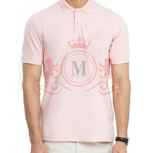 Camiseta Polo Rosa de Venta Caliente, Ligera, de Mezcla de Algodón, Tejido Transpirable, Manga Corta, Moderna, para Uso Diario - Product Image 4