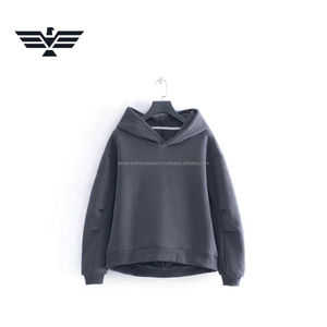 Sudadera con Capucha Extra Grande Verde, Unisex, Informal, Lisa, de Algodón Teñido, 350g, Impresión Personalizada, Ropa de Otoño - Product Image 5