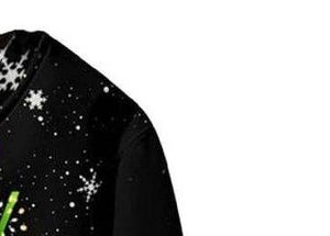 Nouveau sweat-shirt de Noël imprimé personnalisé pour hommes 100% coton tricoté doublé avec impression numérique - Product Image 5