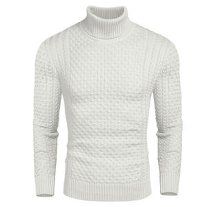 Suéter de Punto para Hombre, Suave, Cálido y Elegante, Suéter de Algodón Cálido para Hombre, Cómodo y Suave para Uso Diario - Product Image 1