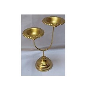 Portavelas cónico de Color dorado de Metal de excelente calidad para fiesta, boda, Navidad, iluminación de mesa, decoración de velas - Product Image 1