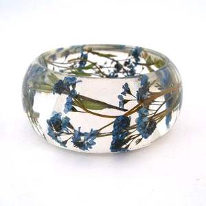 WIDE Fine Jewelry Bracelets fins & Bangles Fine Chain & Link Bracelets Acrylique Resin Flower Bangle Bracelet Jewelry for - Product Image 6